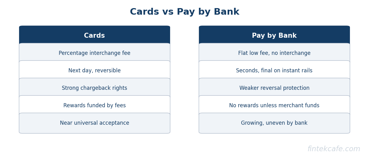 Cards vs paybybank