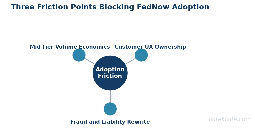 Fednow three friction points