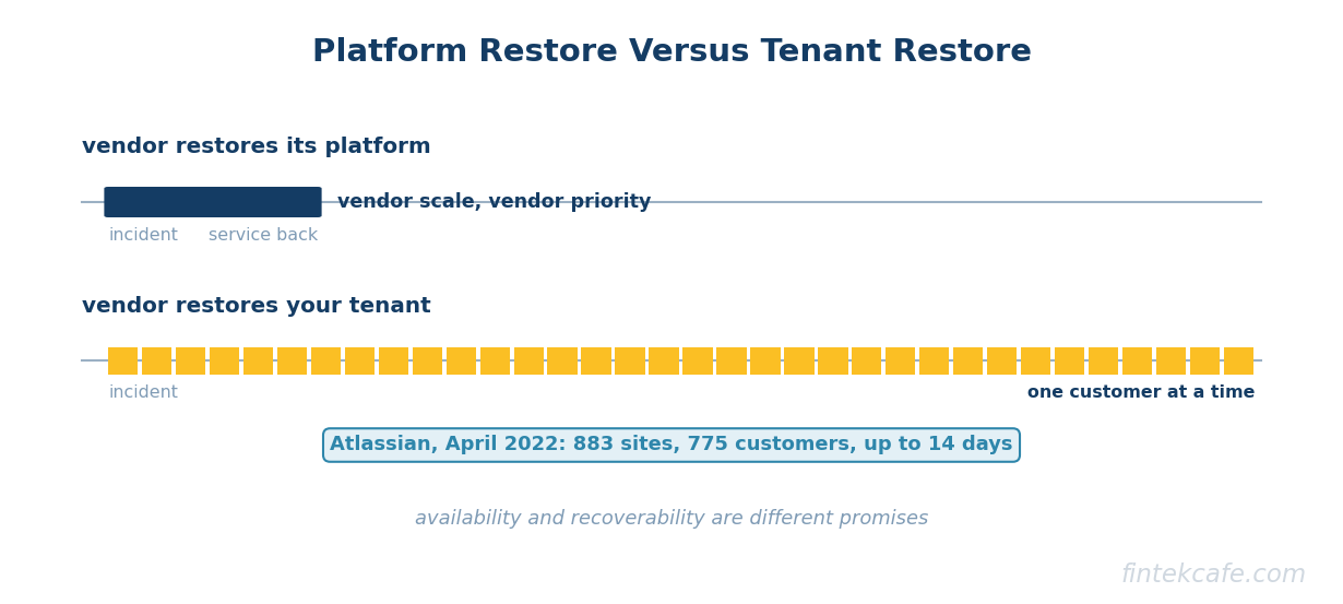 Platform vs tenant restore
