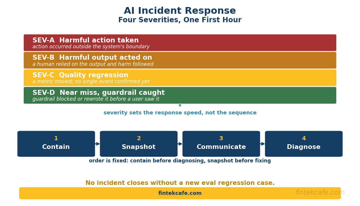 The AI Incident Response Playbook: What to Do When Your AI Fails in Production