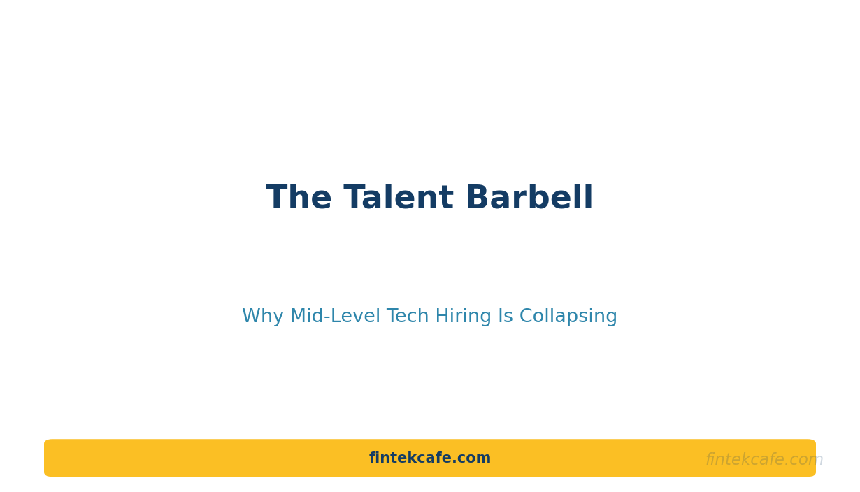 The Talent Barbell: Why Mid-Level Tech Hiring Is Collapsing and What Replaces It