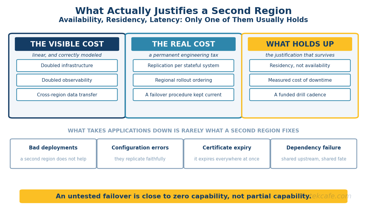 Multi-Region Architecture: What Actually Justifies the Cost