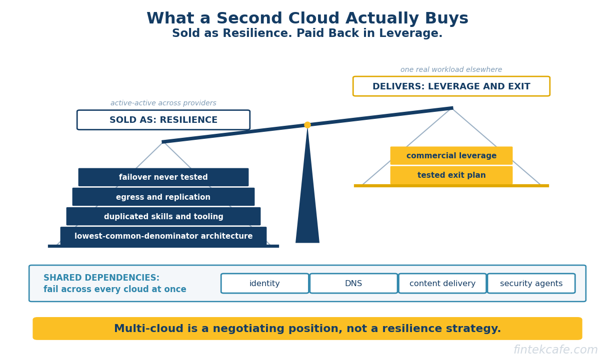 Multi-Cloud Is a Negotiating Position, Not a Resilience Strategy