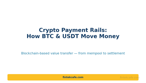 Crypto Payment Rails: How Bitcoin/USDT Actually Move Money