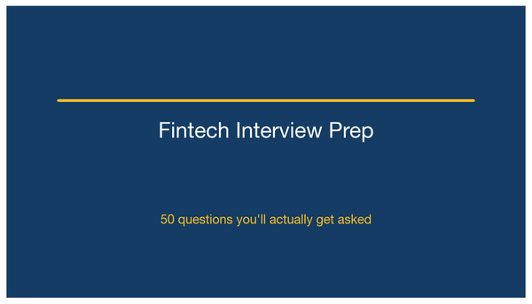 Fintech Interview Prep: 50 Questions You'll Actually Get Asked