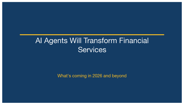 How AI Agents Will Transform Financial Services in 2026
