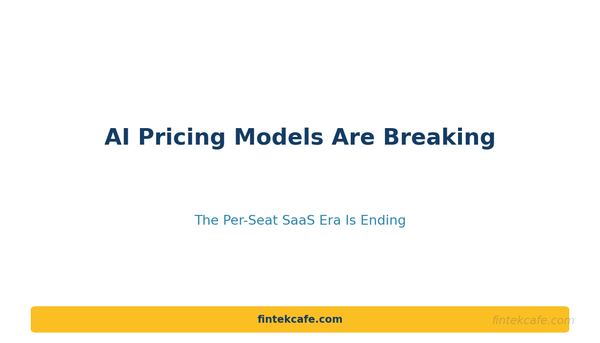 AI Pricing Models Are Breaking: The Per-Seat SaaS Era Is Ending