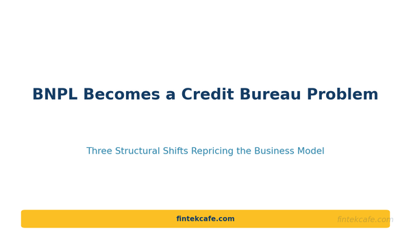 Why Buy-Now-Pay-Later Is Quietly Becoming a Credit Bureau Problem