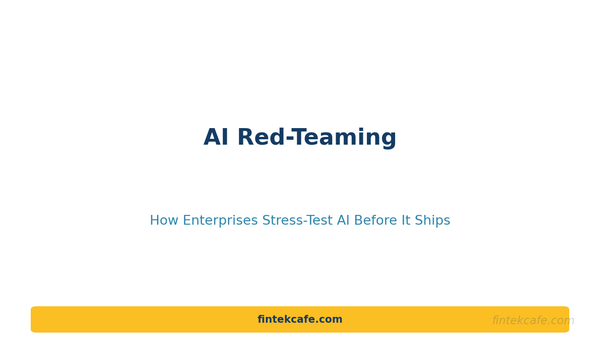AI Red-Teaming: How Enterprises Stress-Test AI Before It Ships