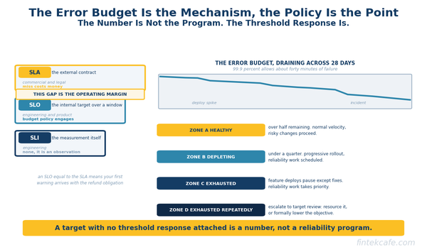 Service Level Objectives: Setting Reliability Targets That Survive Contact With the Business