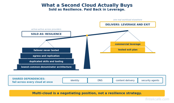 Multi-Cloud Is a Negotiating Position, Not a Resilience Strategy